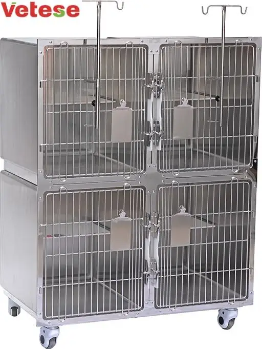 veterinary cages combination cage for dog stainless steel kennel inox veterinary cage clinic