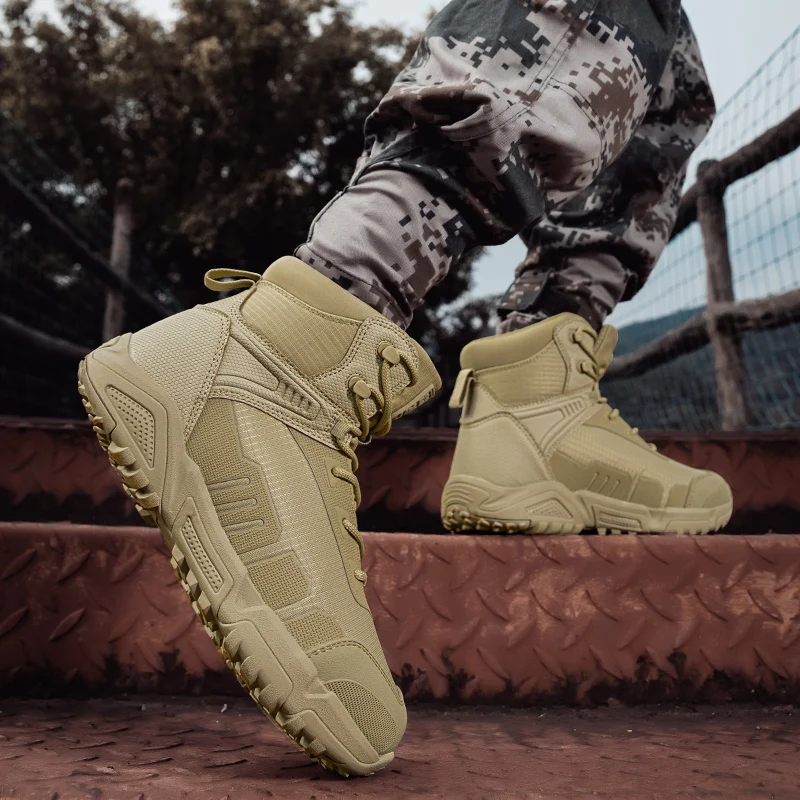 High Quality Lightweight Work Boots Mens Desert Boots Waterproof Work Boots