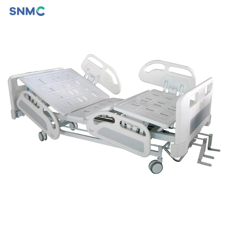 Hot selling hospital equipment 3-crank manual medical Hospital Bed Nursing Bed Patient Bed for clinic
