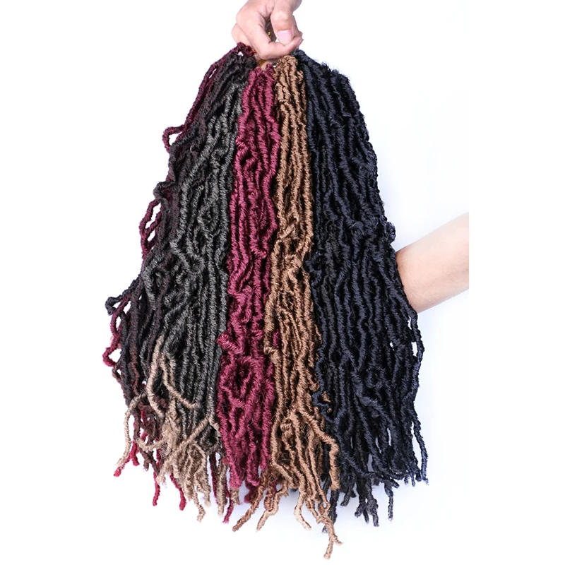 
Soft Long Faux Locs Hair Nu Locs Crochet Braid Hair 