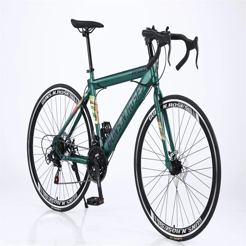 22-Inch Dual Suspension Full MTB Racing Road Bike Student Cycling Bicycle with Steel Fork and Horns Bell Low Price