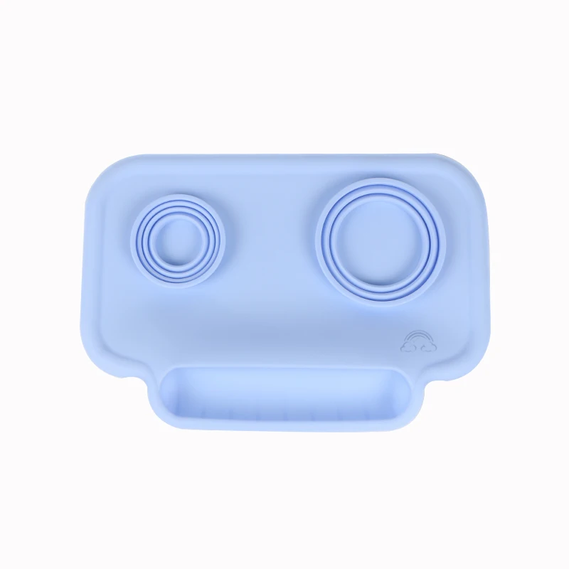 Wholesale Mini Size Bpa Free Silicone Feeding With Strong Suction Cup Baby Placemat