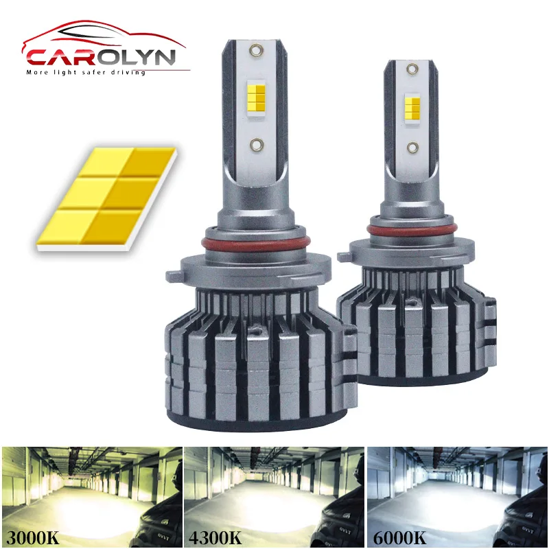 Super Bright C-L7 Led Head Light With Fan 3 color Led Headlight 18000 lumens 6500k Auto Lamp 72w h4 h7 led headlight bulb
