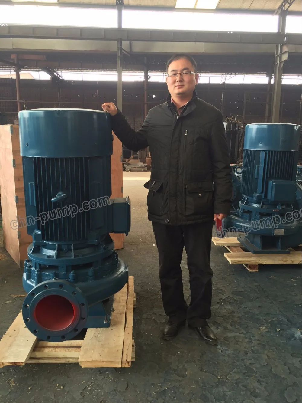 Centrifugal Inline Pump Vertical Pipeline Pump Industrial cold and hot water circulating pump 1/2 hp