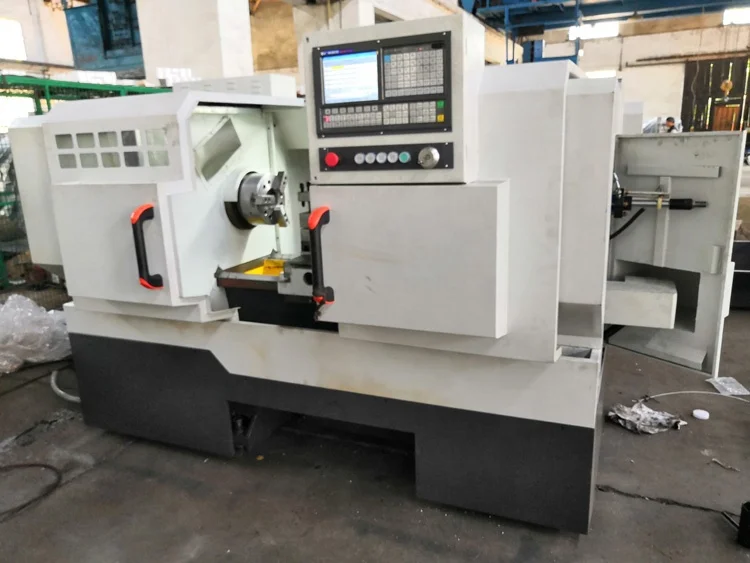 CNC box way turn drill power cut hydraulic index chuck lathe machine center for cast forge valve flange