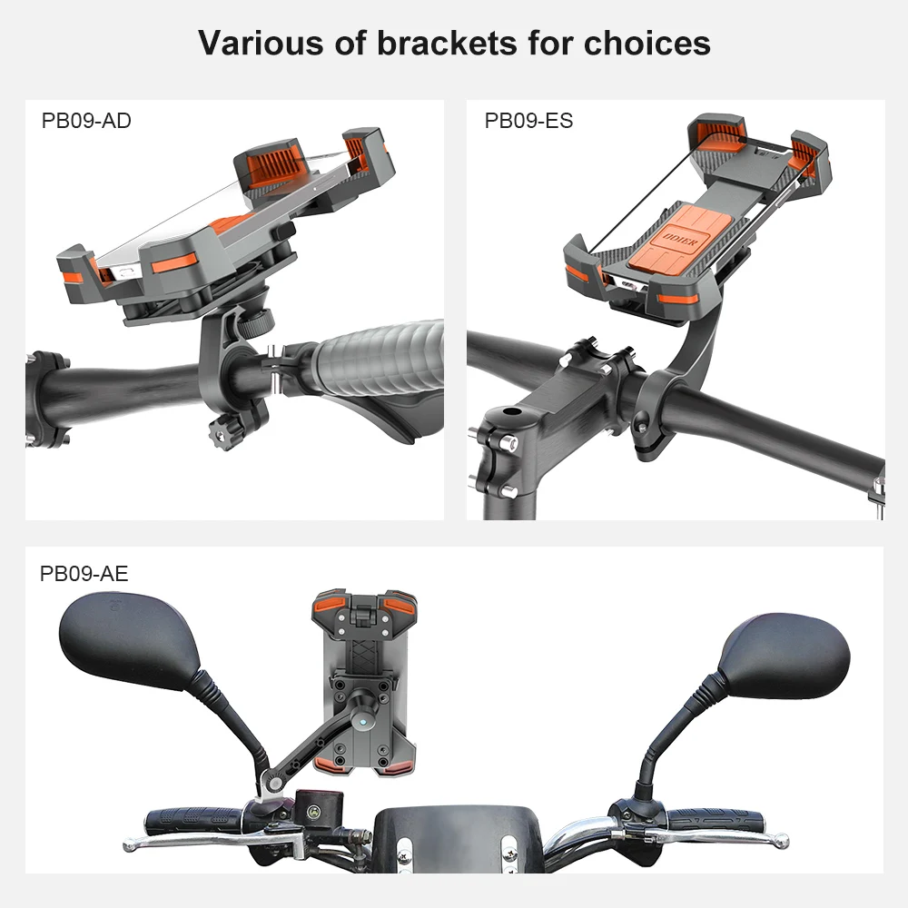 ODIER ANTI-SHOCK CYCLING PHONE HOLDER 360 degree Mobile Stand Anti-shock Shockproof Scooter E-Bike Bike Motorcycle phone holder