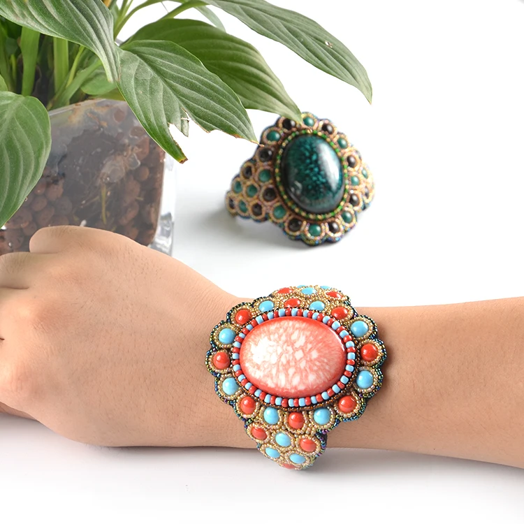 Cheapest Ceramic Beads art work  Horn Shape Beads colorful Porcelain Beads For Jewelry Making On Sale