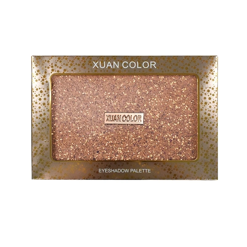 
Xuan Color Newest Design 15 Colors Desert Rose Sunset Eyeshadow Palette Glitter Shimmer Eye Shadow 