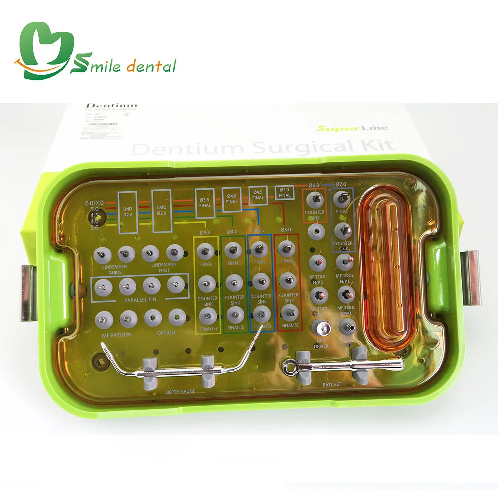 dental implant Surgical Kit (SuperLine & Implantium)
