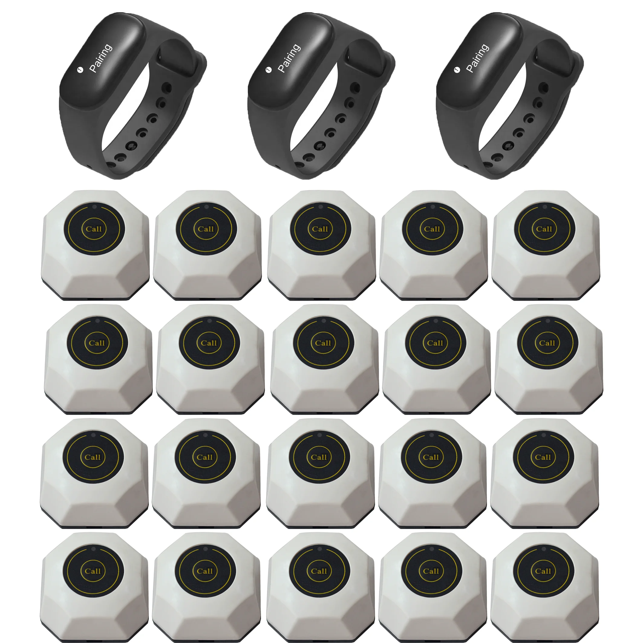 Jiantao JT-860-B1 Watch Coasters Pagers Wireless Calling System For Restaurant  Equipment Hookah Food Truck Coffee  Bar