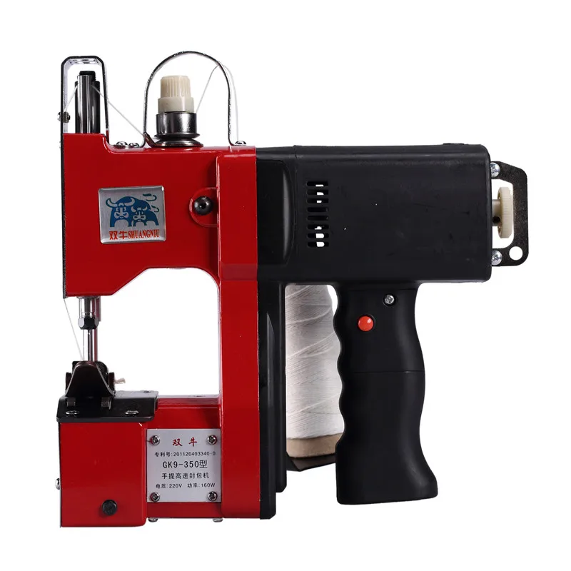 GK9-350 Portable electric high-speed sewing machine woven bag rice bag sack sealing machine small packing machine small