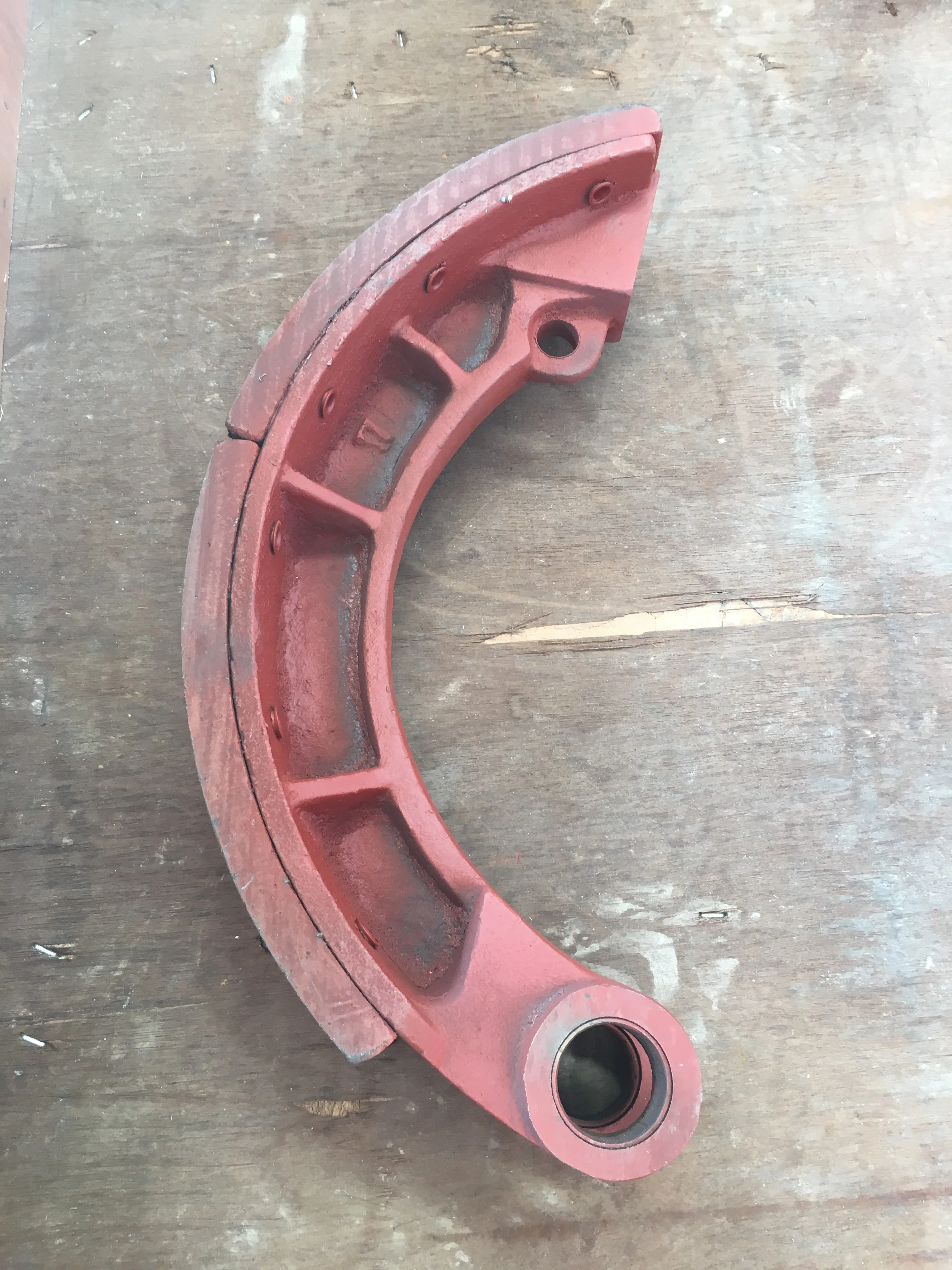 Grader	brake	SP122377	84787105	Brake shoes; glued rivets; Weizheng