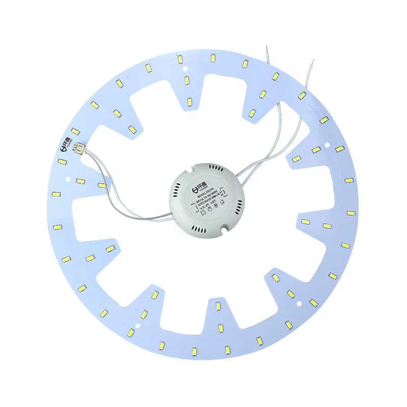 10.82in 24W 96 LEDs 5730 SMD Three Light Colors LED Ceiling Light Aluminum PCB Round Board LED Panel Lights