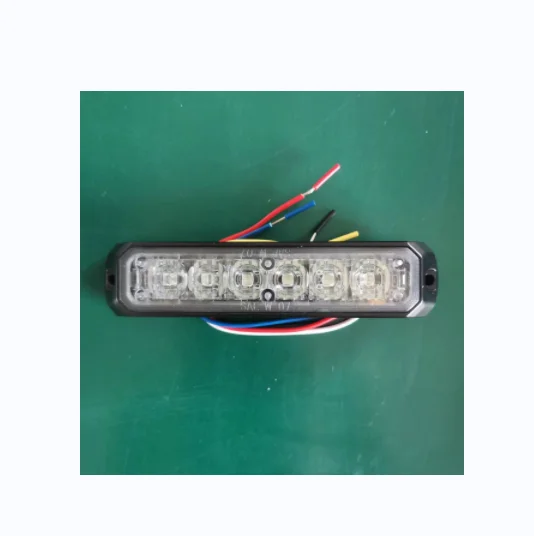 10v-30v 6 led 18w surface mount flashing strobe blinker lights for ambulance
