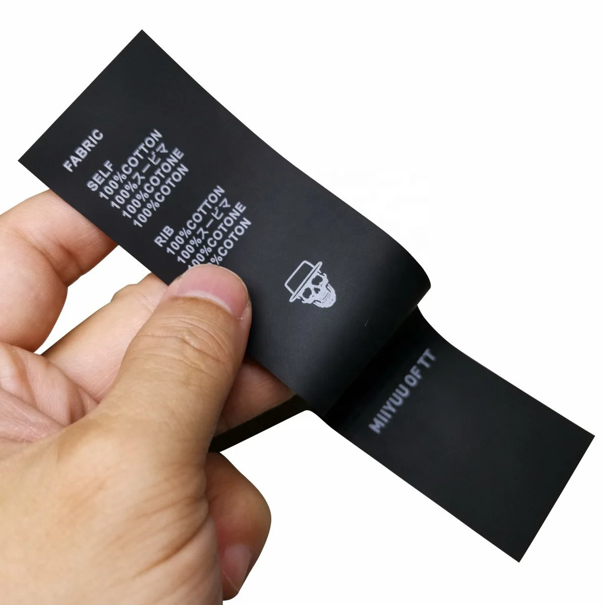 Good Quality Factory Directly Sewing Satin Washing Printed Labels For Clothing Clothes Care Wash Label