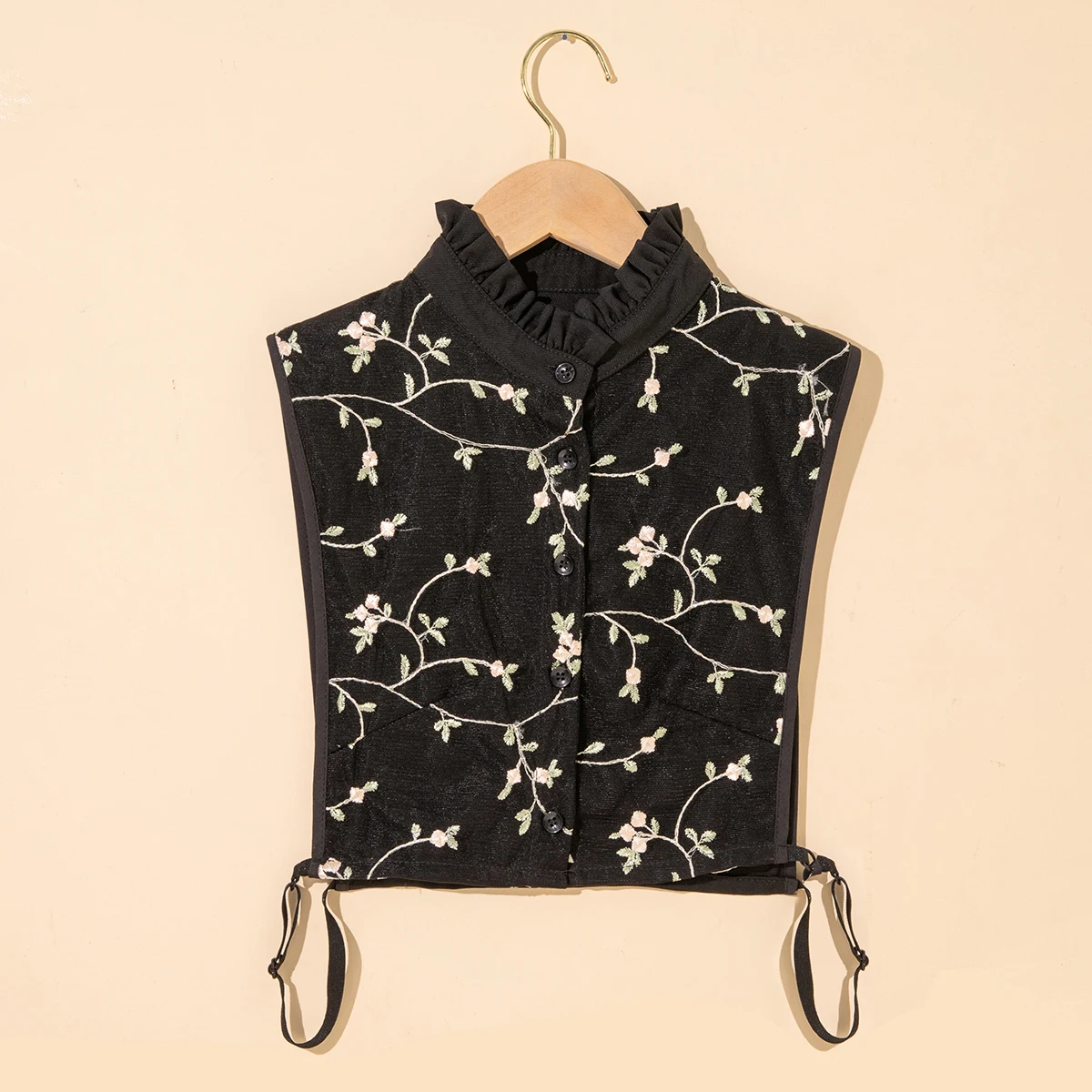 New Detachable Blouse Half Shirts Elegant Fashion Women Fake Collar with Rhinestone