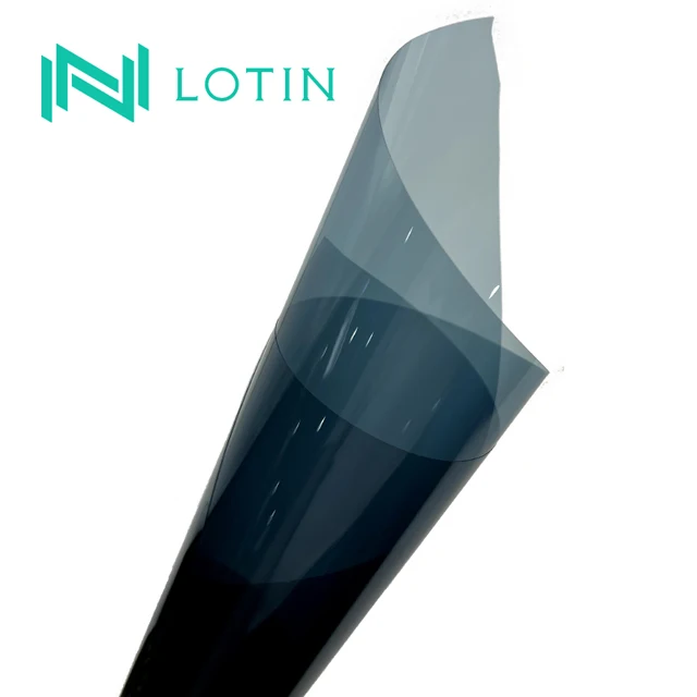 HD Nano Ceramic Car Window Film Tint with Smart Polarized Chameleon Reflective Rainbow Blue PET Chip Dyed Static Cling