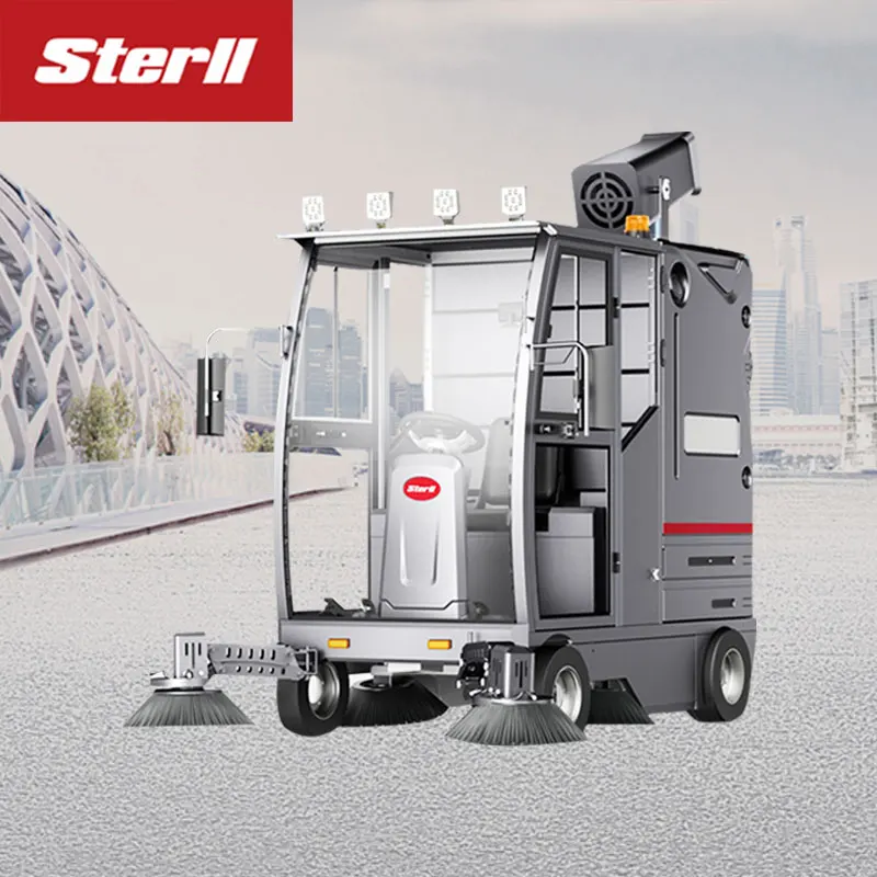 Electric Automatic Road Sweeper Energy Saving Outdoor Road Sweeper Cleaning 4 Wheel Street Sweeping Machine Road Sweeper 9001