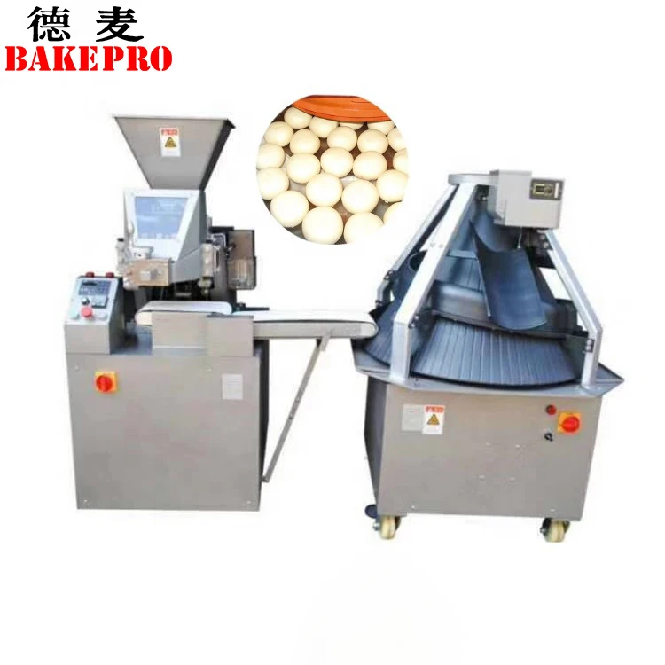 Bun Divider and Rounder 1900 3800 Pcs 5400 Pcs 7200 Pcs Burgers Per Hour Automatic Hydraulic Bread Dough Dividing Machine