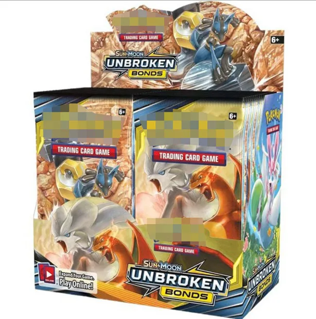 Factory Good Quality Poke mon Trading Cards Booster Box 360 Pcs/box Unified Minds CHILLING Playing Carte Poke mon Gx EX Cards