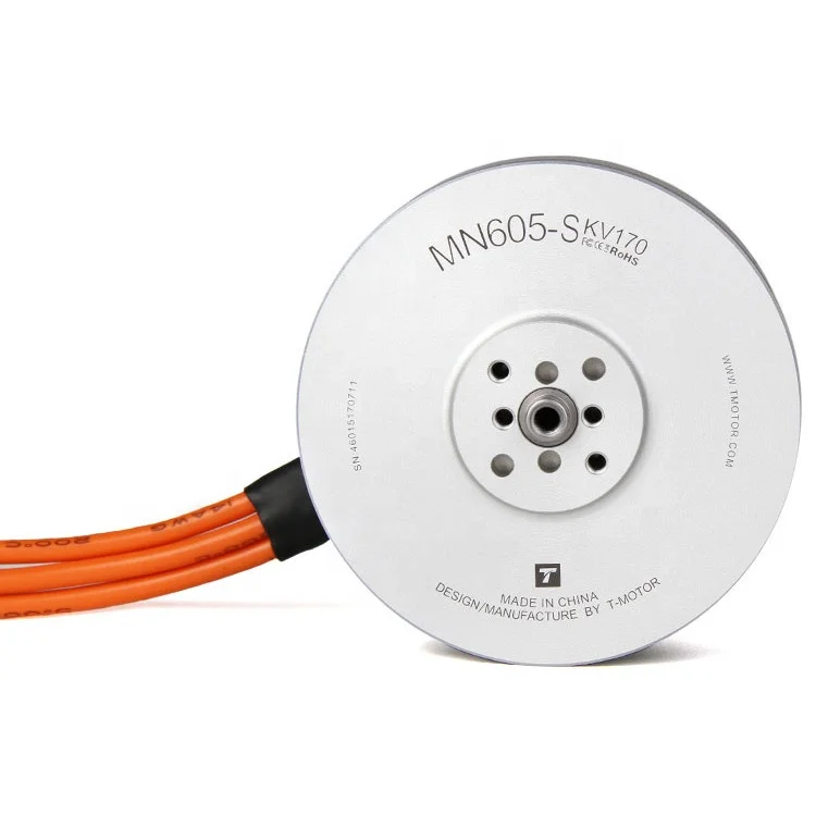 T-MOTOR MN605-S KV170 6-12s IP45 safe dc electric brushless drone UAV multirotor motor