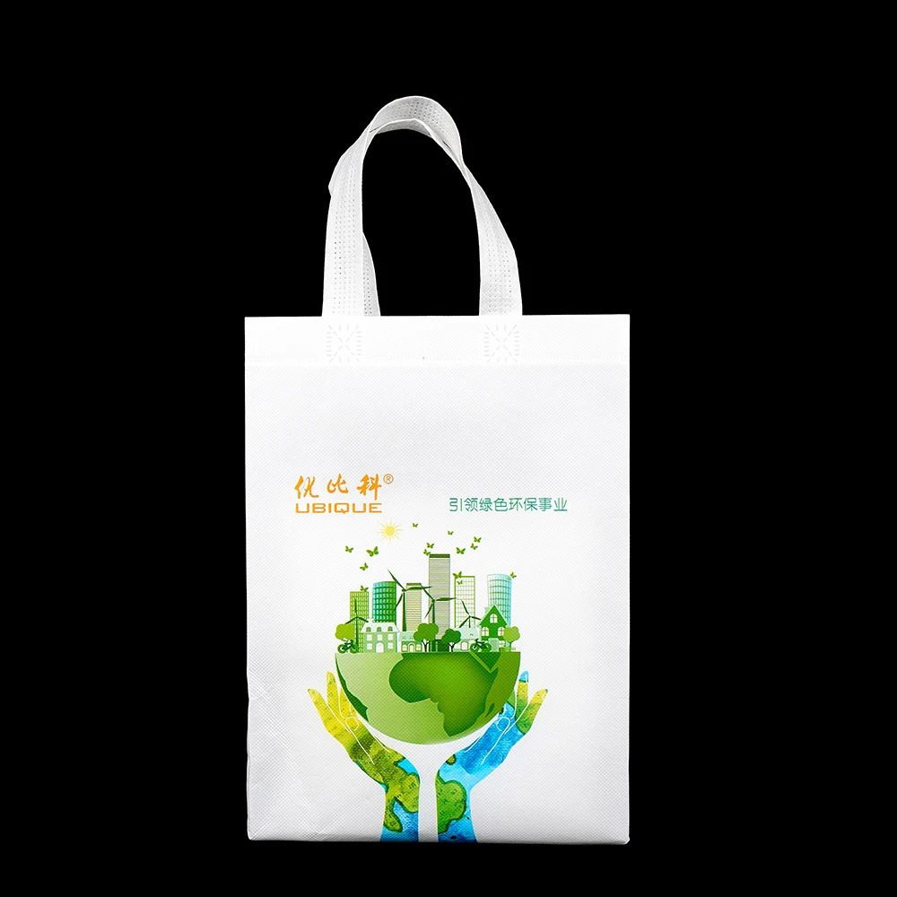 Customizable Reusable Non-woven Fabric Shopping Bag Suitable for Cakes Bread and Other Food Can Be Printed With logo