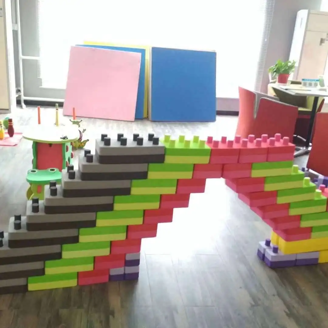 China wholesale Building Bricks Soft EVA EPE Foam Blocks for kids