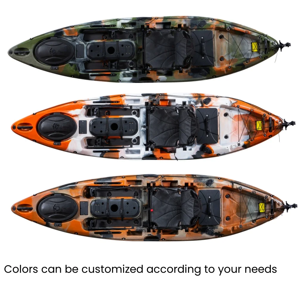 LSF 3.3m Single Seat fishing kayak with motor electric LLDPE plastic fishing kayak pro angler for sale
