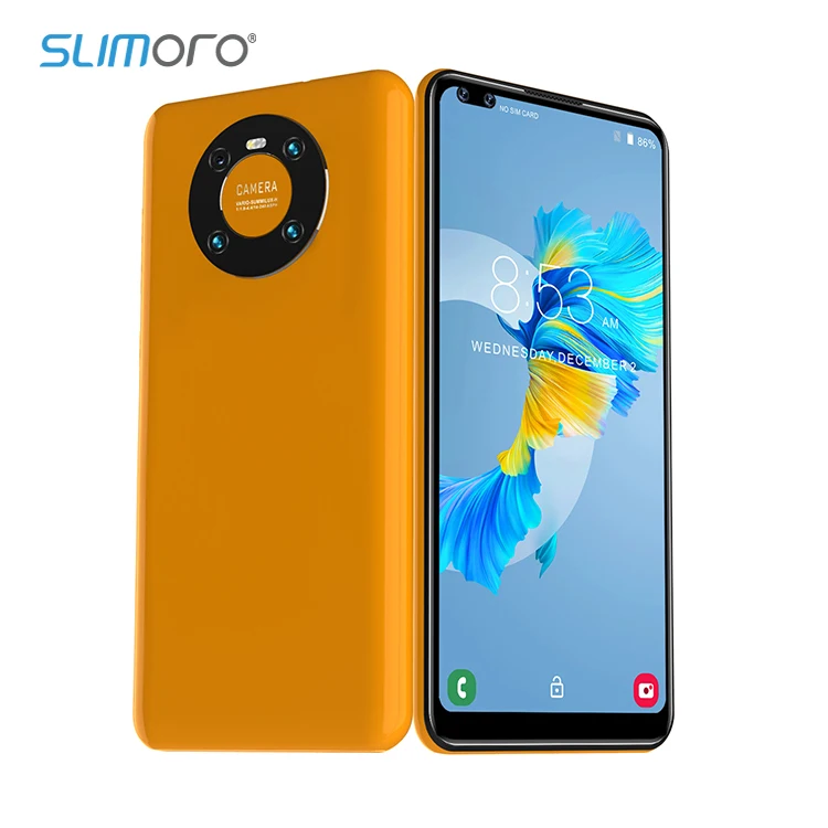 Slimoro Новая мода Mate 40 Pro + Android 10,0 7,2 'полностью экран распознавание лица Лучшая цена мобильные телефоны 4g