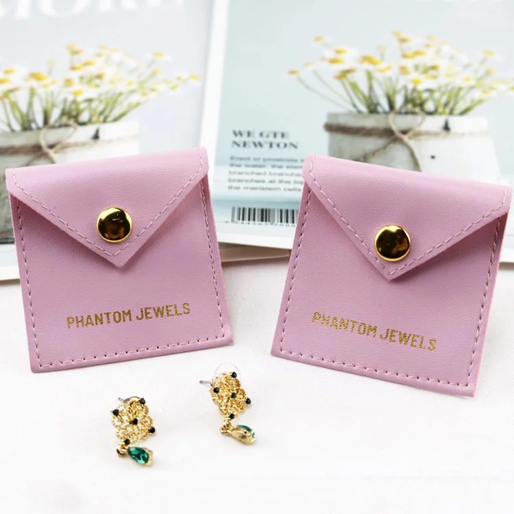 Небольшие кожаные мешочки для ювелирных изделий замшевая сумка из искусственной кожи упаковка с логотипом браслета/ожерелья/сережек