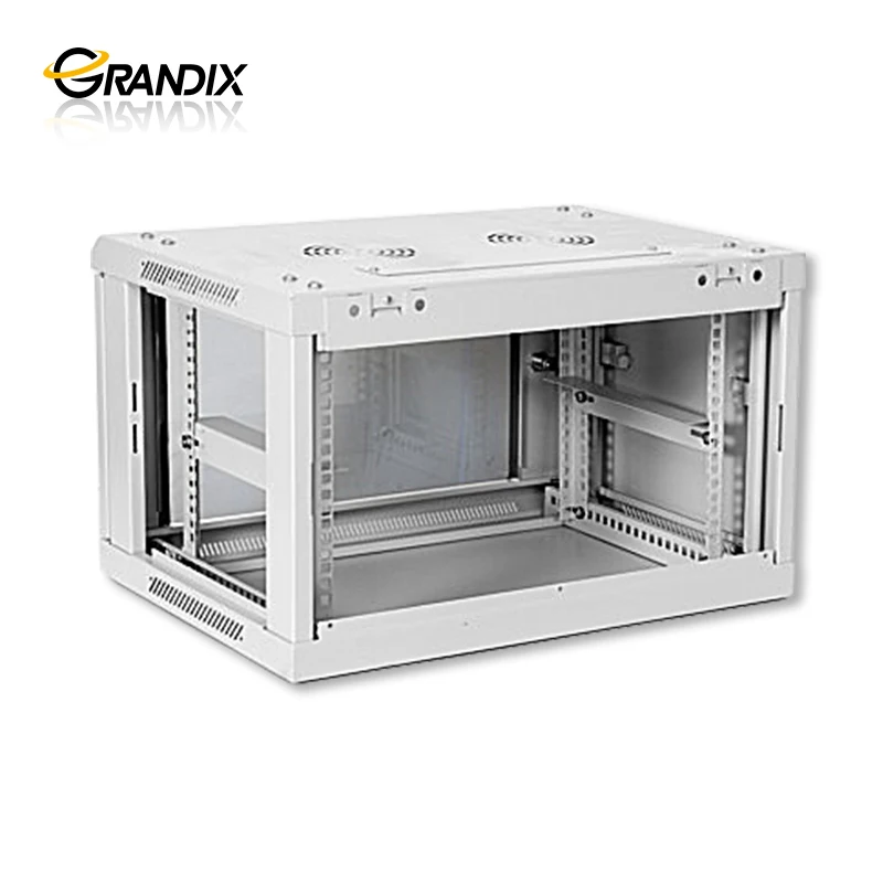 6U 9U12U 19 Inch Wall Mount Network Sever Cabinet AV Rack Stand.With Open-Frame Install Option and Removable