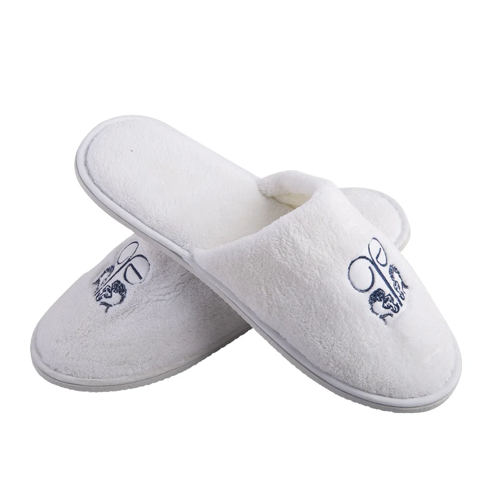 Luxury Disposable Coral Fleece Hotel Slipper