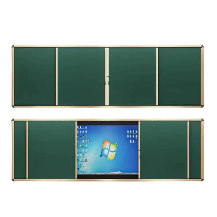 Push Pull Blackboard Campus Smart Blackboard Multimedia Teaching Interactive Integrated Machine Push Pull Green Board