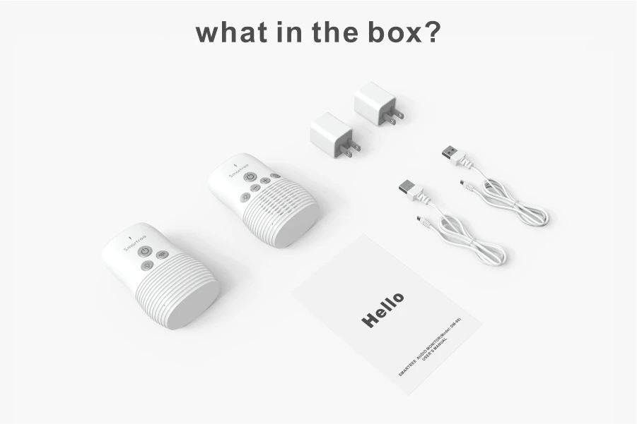 DB-8 Babyphone with Walkie Talkie Baby Survaillence Baby Audio Monitor BF/WLN