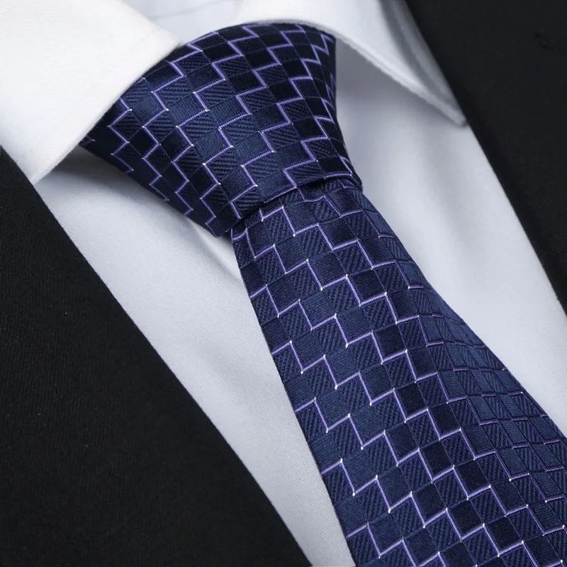 7702 Slant Stripe Fashion Versatile Tie Patterned Tie 8CM Wedding Groom Fashion Formal Casual Business Work Temperament Bow Tie