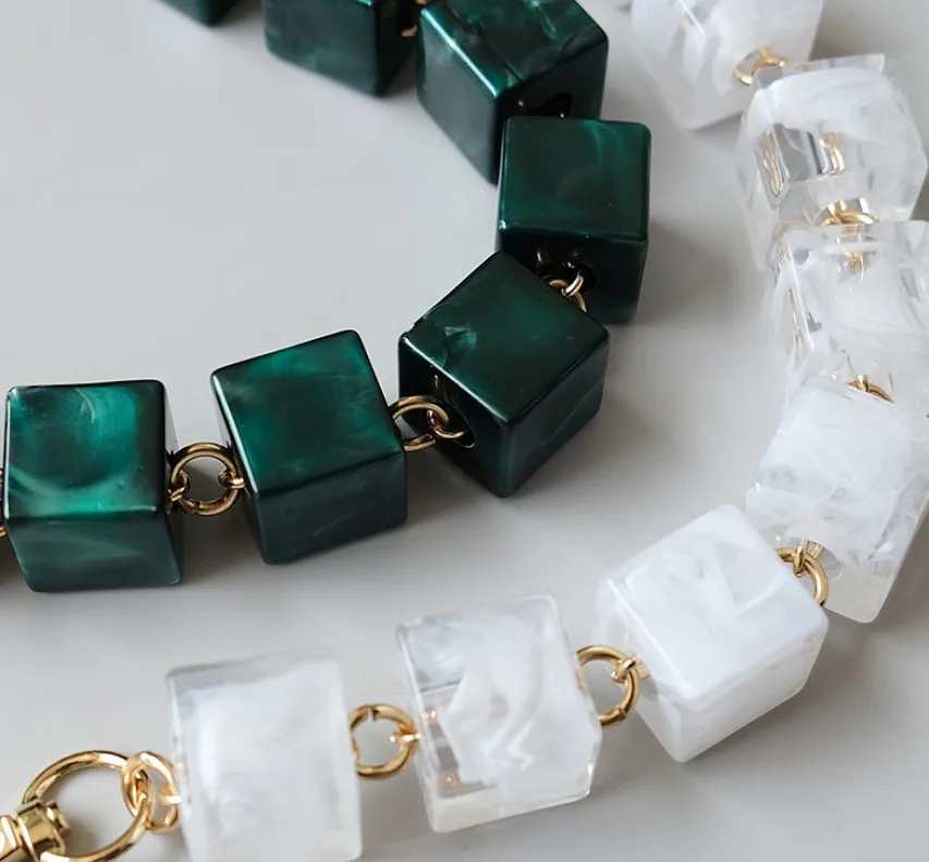 Resin Link acrylic chain for purse Handbags