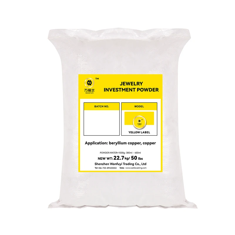 Investment Powder for brass casting cheap gypsum powder for jewelry casting