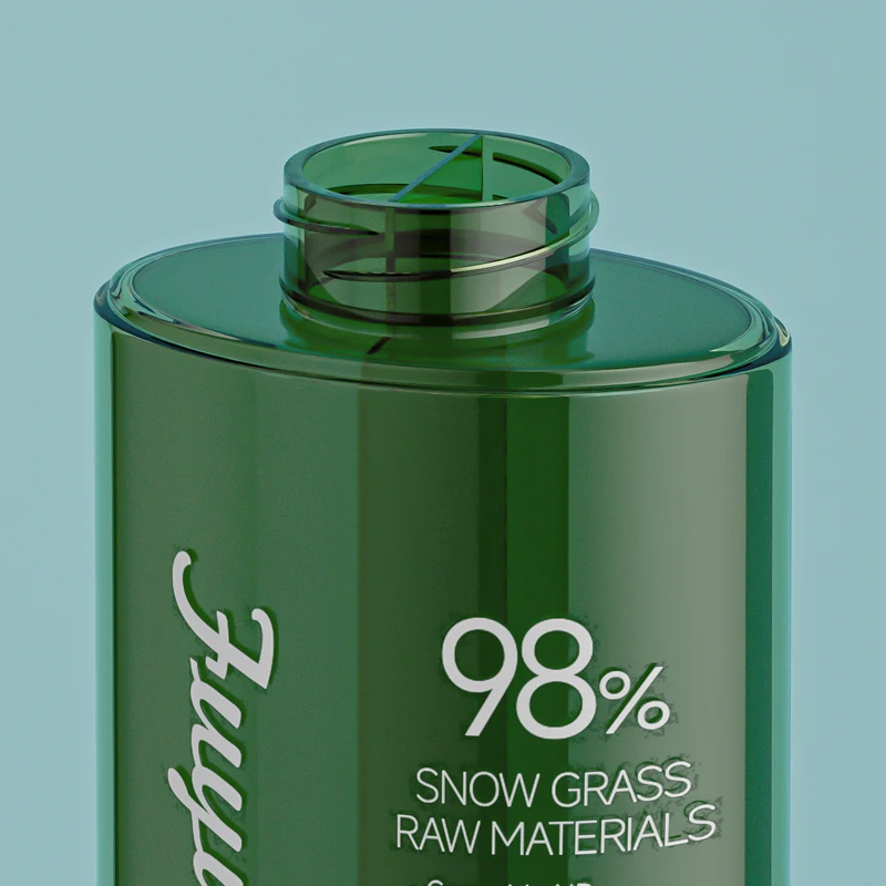 Fuyun Double Tube Airless Pump Bottle Custom Empty Cosmetic Plastic New Design Square dual chamber 2in 1 airless bottle