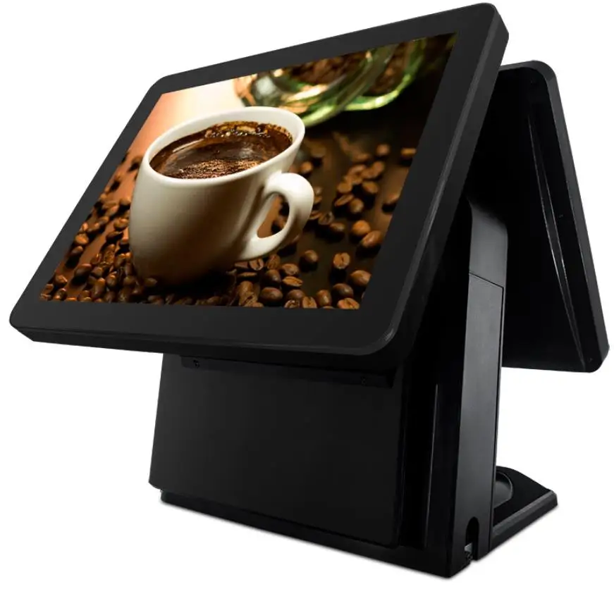 Hot 15.6' Intelligent touch screen cash register with 2.4GHz CUP and  POS system