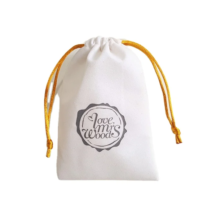 custom velvet drawstring jewellery pouch bag