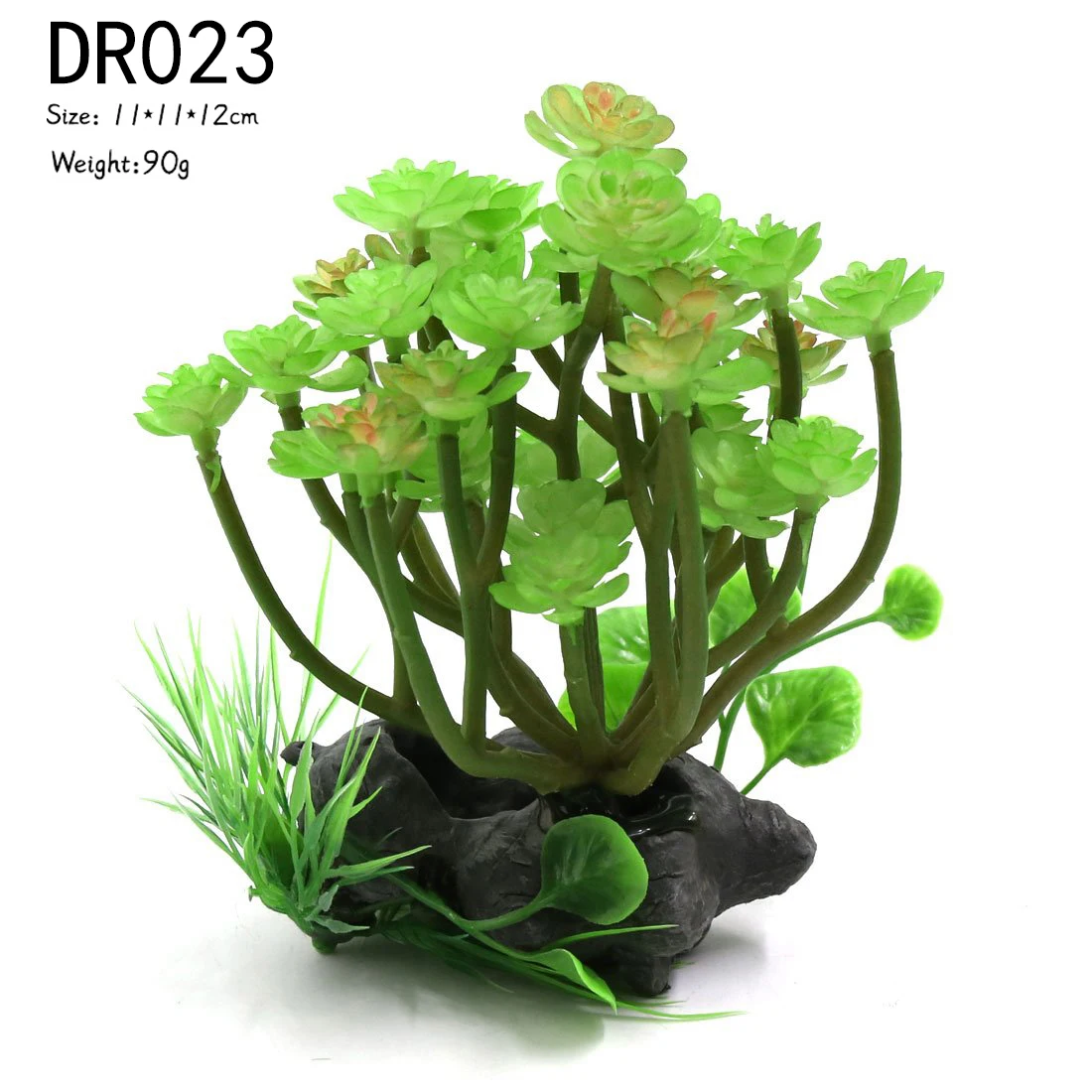 Artificial succulents garden green potted succulents for tabletop decoration