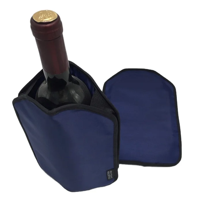 Superior Quality Beer Ice Solid Gel Freezer Wine Bottle And Beverage Coolers Cooling Bag Chiller Sleeve