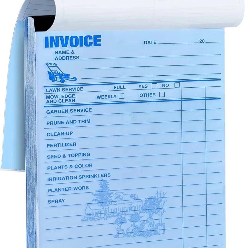 Factory Direct Invoice Customer Receipt Three Part Carbonless Forms A5 Invoice Book