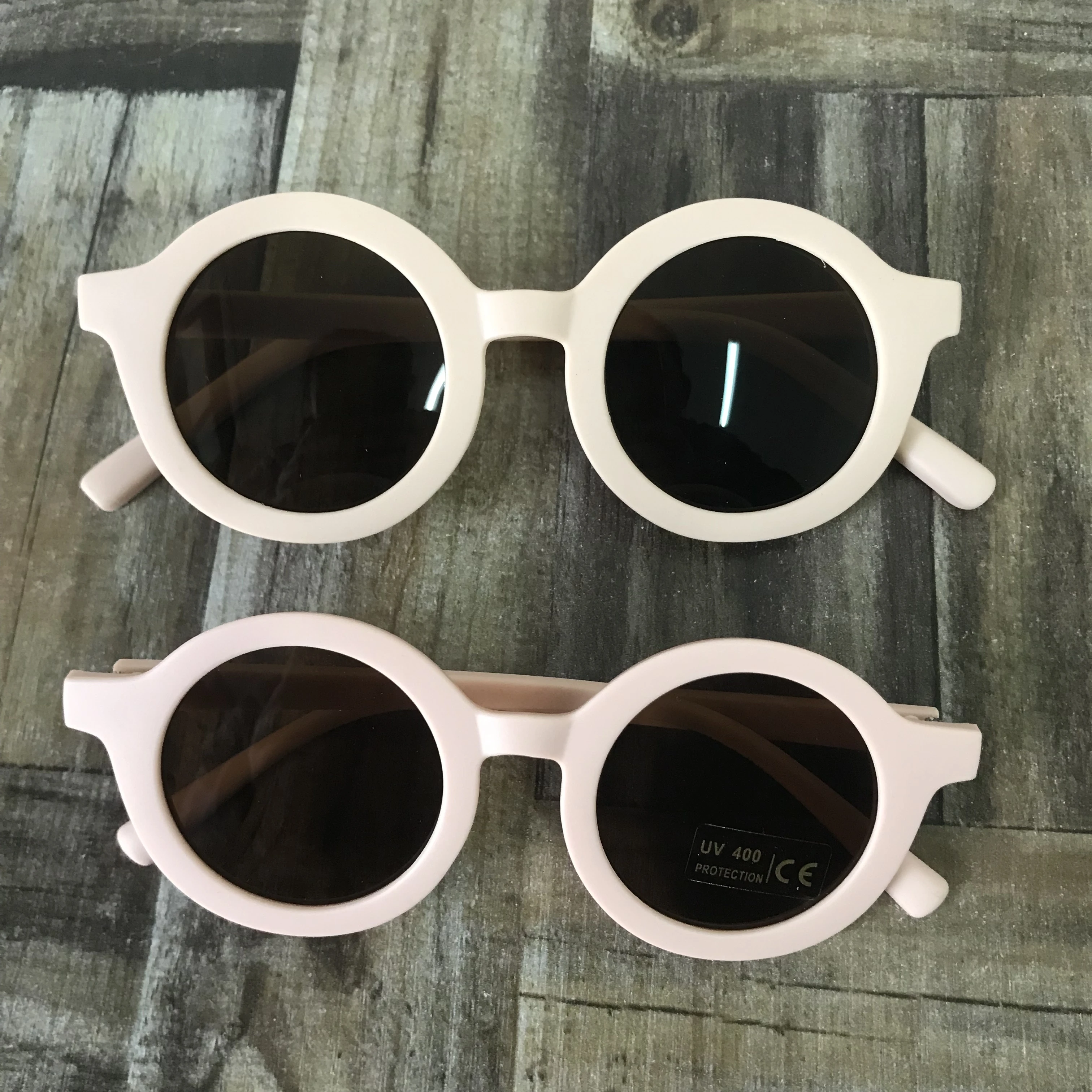 Boho Matt Colors Vintage Retro Round Shape Mom And Me Sunglasses Mother Son Daughter Mommy And Me Matching Shades Sunglasses