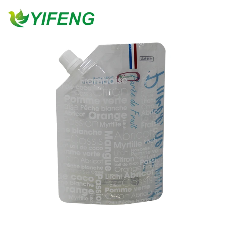 Doypack Standing Washing Powder Packaging Bag/Liquid Laundry Detergent Spout Pouch