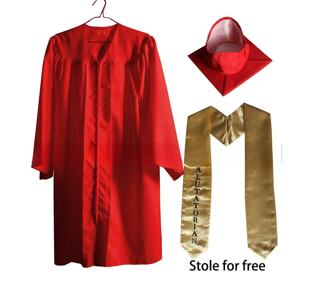 gold graduation gown black adult university ceremony classic graduation hat and gown School uniform Wholesale graduation gowns