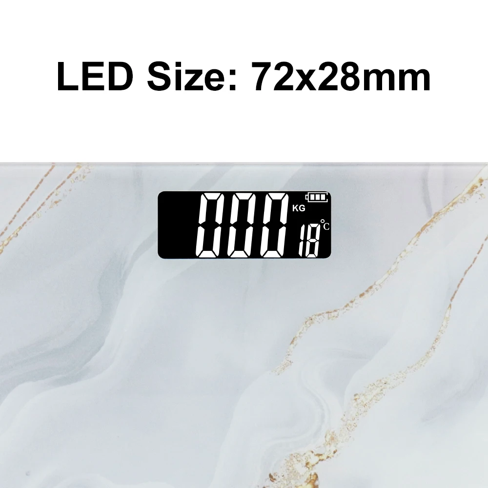 180kg hot sale glass platform digital body electronic weighing scales