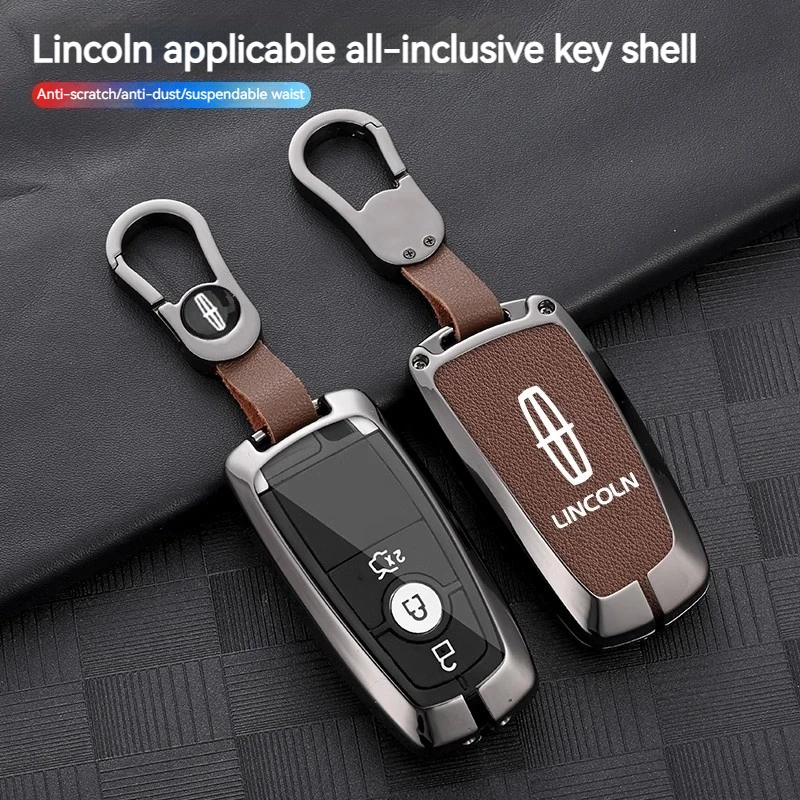 Чехол для автомобильного ключа из цинкового сплава чехол Lincoln Continental MKC MKZ MKX Navigator Z Nautilus Aviator Corsair 2017 2018 2019 2022