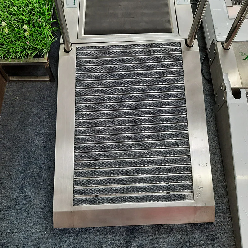 Dustless workshop disinfection l dust removal intelligent shoe sole cleaning machine