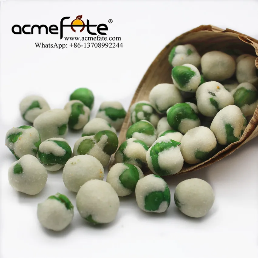 Crispy wasabi/spicy flavors Roasted Green Peas Fried Coated Green Peas Peas Snack